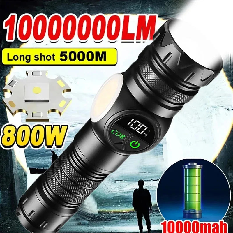 StayReady™ Rechargeable Tactical Flashlight – USB C, High Power & Zoom Focus
